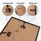 8.5x11 Black Picture Frames Set of 8, Certificate 8.5 by 11 Photo Frames Bulk for Document Diploma Award, Wall Hanging or Tabletop Display